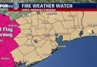 Houston Weather Alert: Cold Front Brings Fire Watch Risks