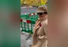 Joan Collins Stuck Amid Central London’s Roadwork Challenges