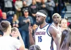 Gonzaga’s Graham Ike Reaches Scoring Milestone Against Creighton
