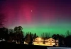 Severe Solar Storm Illuminates Northern Lights Over Southern U.S. States