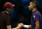 ATP Finals: Auger-Aliassime Falls to Sinner in Straight Sets