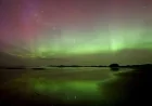 Auroras Illuminate Sky Amid Solar Storms