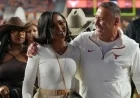 Loreal Sarkisian Impresses in Burnt Orange Boots at Texas-Georgia Game