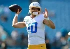 Chargers QB Justin Herbert Heads to Medical Tent After Hard Hit