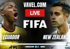 Live Score Updates: Ecuador vs. New Zealand Friendly Match