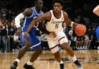 UConn’s Leading Scorer Reed Sidelined Against Arizona Due to Ankle Injury
