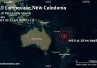 4.9 Magnitude Earthquake Strikes South Pacific Near Loyalty Islands