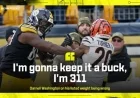 Steelers’ Darnell Washington Shares True Weight After Viral Stiff Arm Video