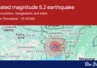 Strong Earthquake Strikes Dhaka