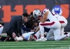 Patriots’ OL Woes: LT Campbell Carted Off Field