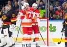 Flames Dominate Canucks with Five Unanswered Goals for Third Consecutive Win