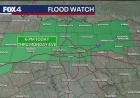 Flood Watch Alert for Areas North of I-20 in Dallas