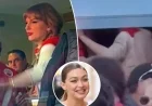 Taylor Swift Wears Gigi Hadid’s Cashmere Polo at Chiefs vs. Colts Game