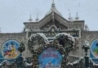 Real Snow Transforms Disney’s World of Frozen in Mountain Storm