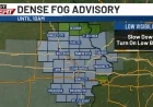 Foggy Morning Transitioning to Colder Temperatures