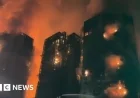 Fatal Fire Sweeps Through Hong Kong Apartment Buildings