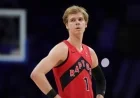 Raptors’ Gradey Dick Exits Game After Hard Fall Against Pacers