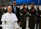 Pope Leo Visits Turkey on First Foreign Trip After Six-Month Papacy