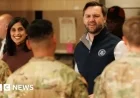 JD Vance Serves Thanksgiving Turkey to Soldiers