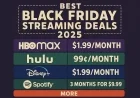 Black Friday Streaming Deals 2025: Peacock, Max (HBO), Hulu, Disney+, Apple TV+ and More