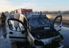 Van Ignites on Liberty Bridge: Driver Escapes Safely