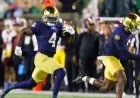 Jeremiyah Love Exits Notre Dame vs. Stanford Game Due to Injury