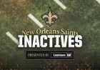 Saints vs. Dolphins: 2025 NFL Week 13 Inactives List Revealed
