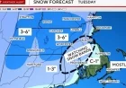 Massachusetts Faces Plowable Snow Tuesday: Maps Reveal Heaviest Areas