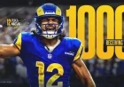 Puka Nacua Surpasses 1,000 Receiving Yards in the 2025 Season