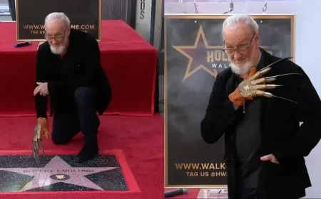 Robert Englund, Freddy Krueger Actor, Awarded Hollywood Star on Halloween