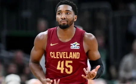 Cavs’ Mitchell Out with Hamstring Injury Against Raptors