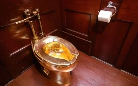Gold Toilet Once Offered to Trump Auctioned for $10 Million