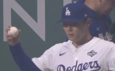 Yoshinobu Yamamoto Offers to Pitch in Dodgers’ Marathon World Series Game