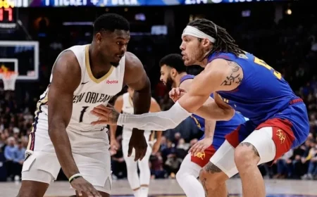 Aaron Gordon Shines Defensively Against Zion Williamson in Nuggets-Pelicans Clash