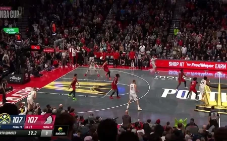 Trail Blazers vs. Nuggets: Portland steals NBA Cup opener 109–107 with frantic finish