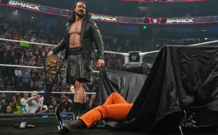 Drew McIntyre Slams Cody Rhodes Through Table on Oct. 31, 2025 SmackDown