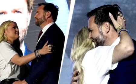 JD Vance and Erika Kirk hug at TPUSA Ole Miss event sparks viral debate — what actually happened and what didn’t