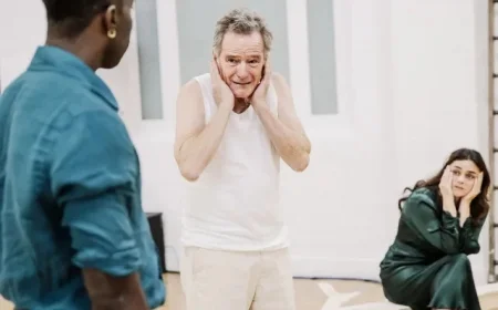 First Look: Bryan Cranston Rehearses for “All My Sons”