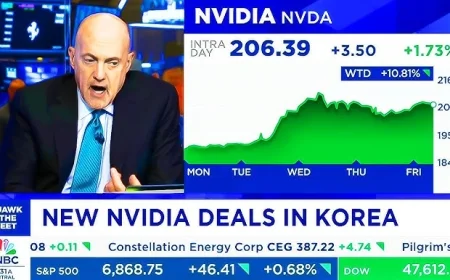 Nvidia news today: Korea GPU build-out, Samsung “AI factory” plan, and a $5T milestone keep NVDA in the spotlight