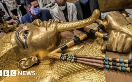 Grand Egyptian Museum Unveils Full Tutankhamun Tomb Exhibit for First Time