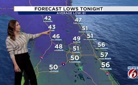 Orlando Halloween Forecast: Cool Temperatures, No Record-Breakers