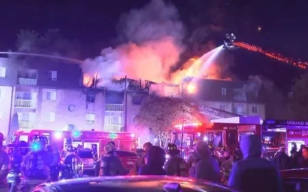 Crews Combat Major Fire in Blackwood, Gloucester Township, New Jersey
