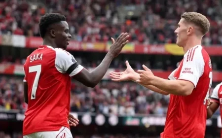 Bukayo Saka: Arsenal must adapt to Viktor Gyokeres despite smooth settling in