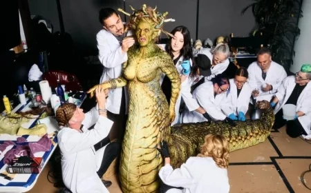 Heidi Klum Transforms into Medusa for Halloween After Six Months’ Preparation