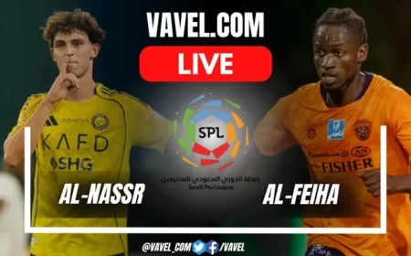 Al-Nassr vs Al-Feiha: Live Score Updates in Saudi Pro League (0-0)