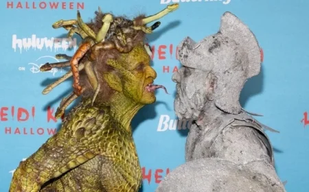 Heidi Klum Transforms into Medusa for Halloween: Photos Revealed