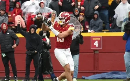 Iowa State’s Benjamin Brahmer Injured, Carted Off Against Arizona State