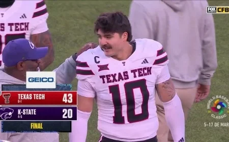 Texas Tech 43–20 Kansas State: turnovers bury Wildcats as Behren Morton, J’Koby Williams power No. 13 Red Raiders in Manhattan