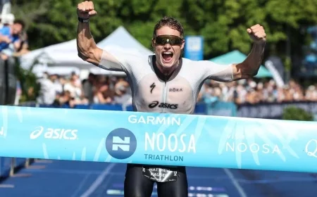 Noosa Triathlon 2025: Matt Hauser crowns a dream season, Jess Fullagar stuns on debut as storm clouds hold off