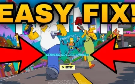 Epic Games status today: Fortnite’s Simpsons update downtime, lingering login issues, and what’s working again